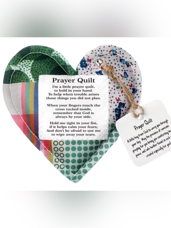 unbranded Other - Buy Now Prayer Quilt Heart Pillow NWOT